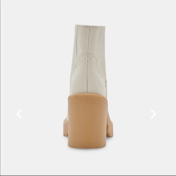 NEW Dolce Vita Caster Booties - Sandstone Canvas 7 - Picture 5 of 16